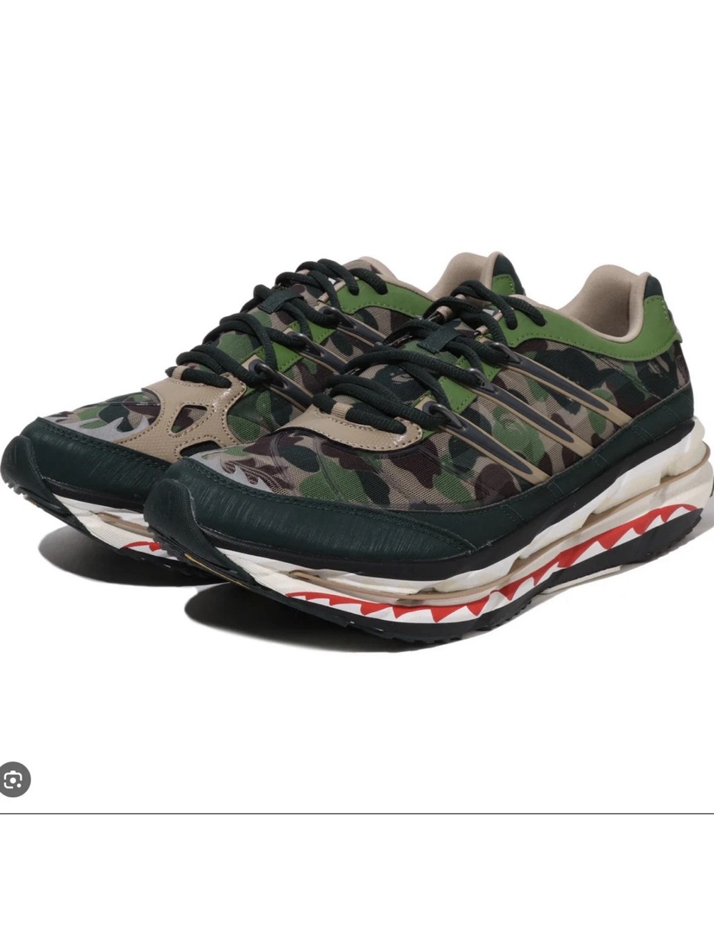 BAPE x adidas Adistar HRMY 'Green Camo' (KJ8850) Sizes 11 BRAND NEW AUTHENTIC
